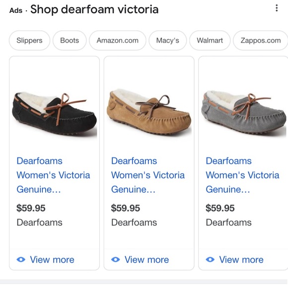 Women's Victoria Genuine Shearling Lace Moccasin Slippers Grey Dearfoam FireSide - Picture 8 of 8